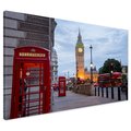 Obraz na płótnie - Londyn, Big Ben, budki telefoniczne
