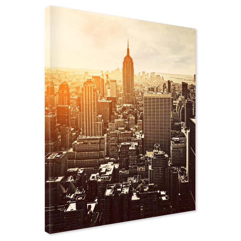 Obraz na płótnie - miasto, budynki, panorama