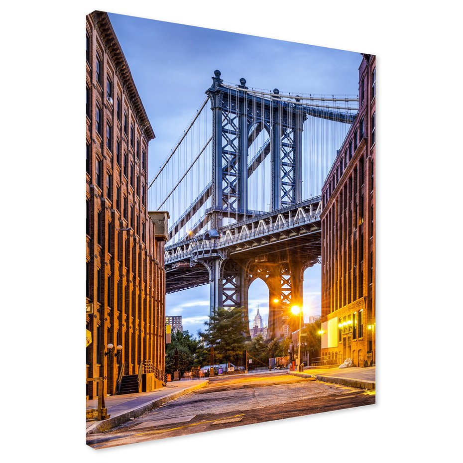 Obraz na płótnie - most, miasto, ulica