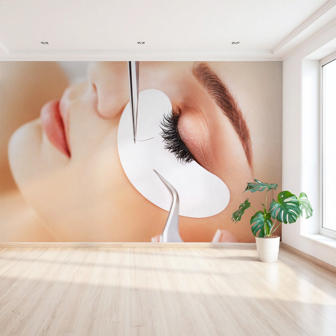 Fototapeta - rzęsy, piękno, twarz