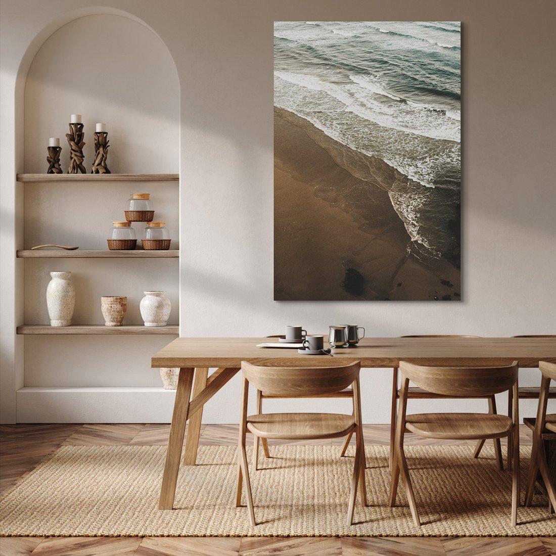 Obraz na płótnie - plaża, morze, fale