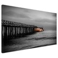 Obraz na płótnie - morze, molo, woda