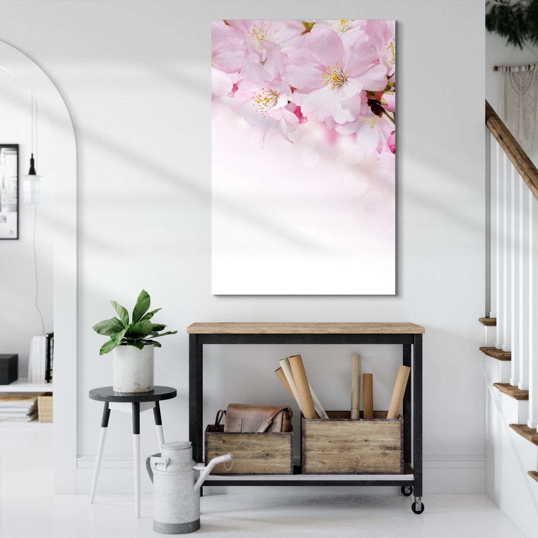 Obraz na płótnie - kwiaty, różowe, delikatne