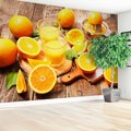 Fototapeta - pomarańcze, sok, jedzenie