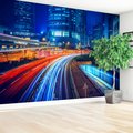 Fototapeta - miasto, noc, światła