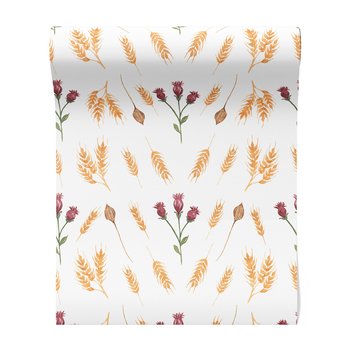 Tapeta - kwiaty, liście, źdźbła