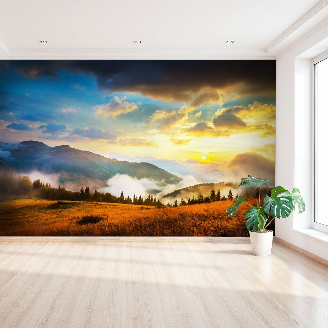 Fototapeta - góry, las, krajobraz