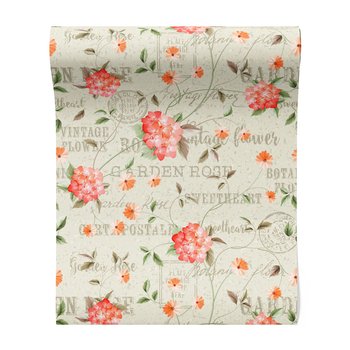 Tapeta - kwiaty, hortensje, retro