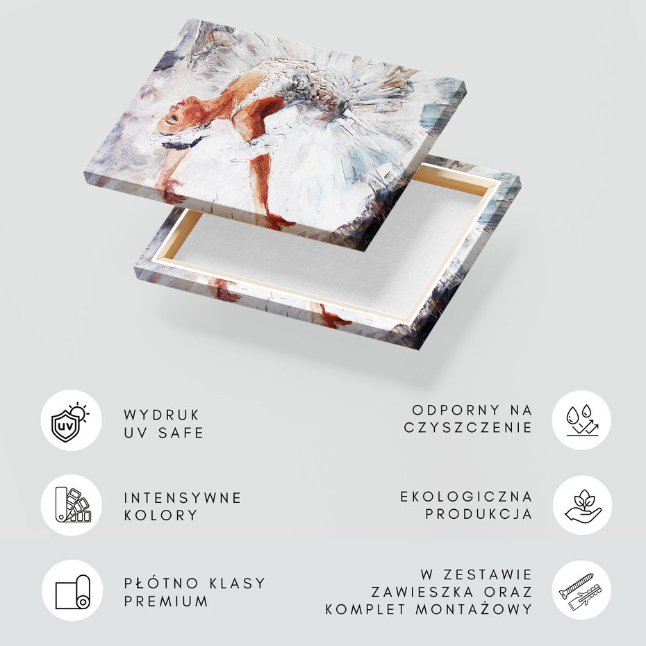 Obraz na płótnie - baletnica, taniec, sztuka