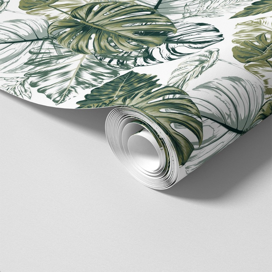 Tapeta - liście, monstera, rośliny