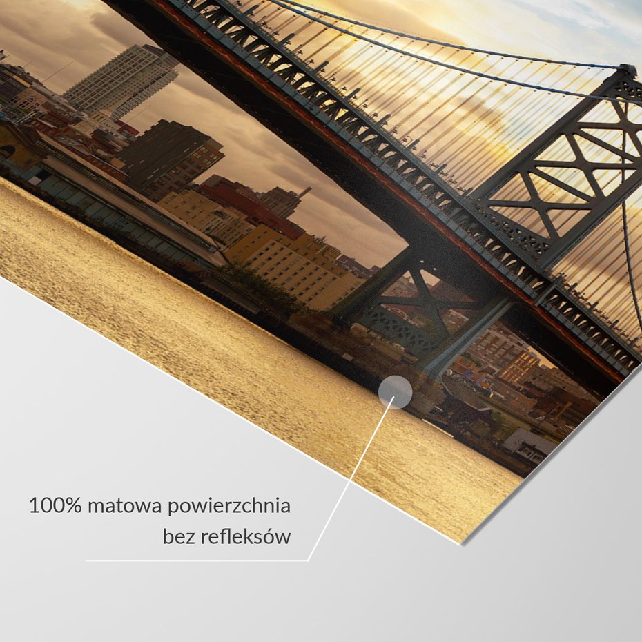 Fototapeta - most, miasto, rzeka