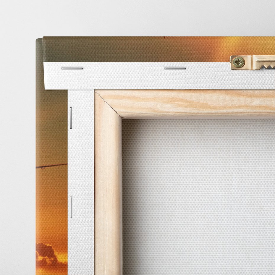 Obraz na płótnie - samolot, niebo, chmury