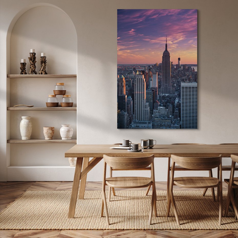 Obraz na płótnie - miasto, budynki, panorama