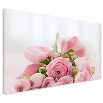 Obraz na płótnie - kwiaty, różowy, bukiet