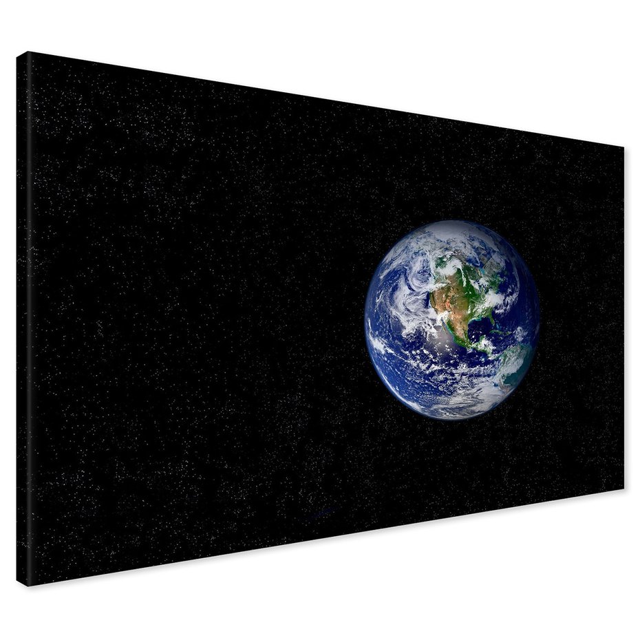 Obraz na płótnie - ziemia, planeta, kosmos