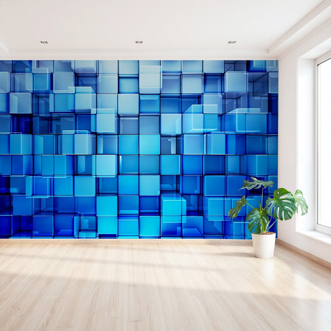 Fototapeta - kostki, sześciany, abstrakcja