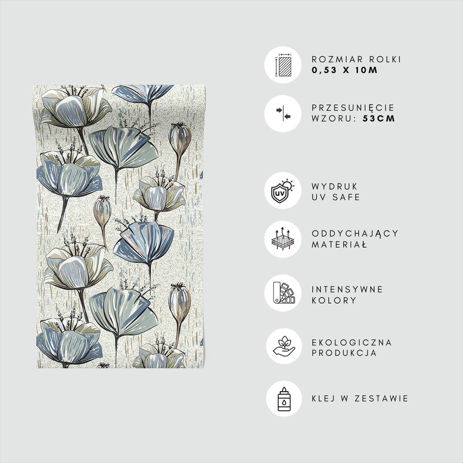 Tapeta - kwiaty, grafika, natura