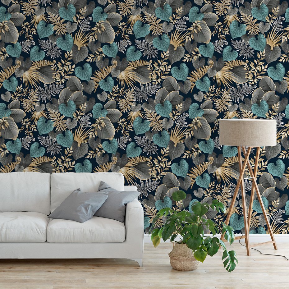 Tapeta - liście, gałązki, rośliny