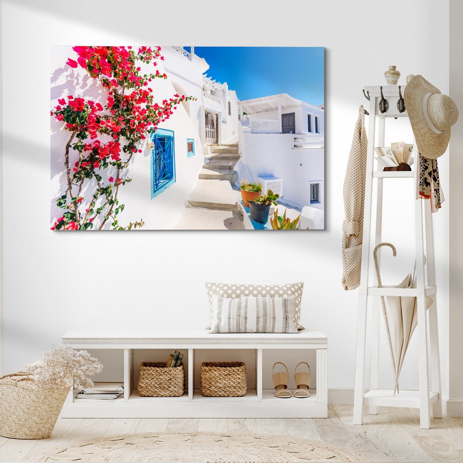 Obraz na płótnie - Santorini, Grecja, architektura