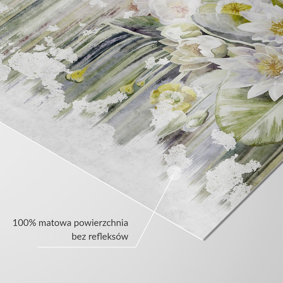 Fototapeta - loft, kwiaty, mural