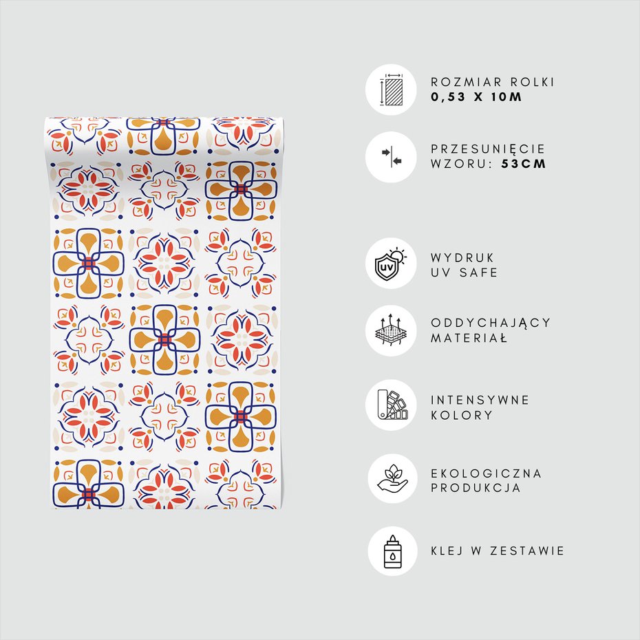 Tapeta - ornament, kształt, dekoracja