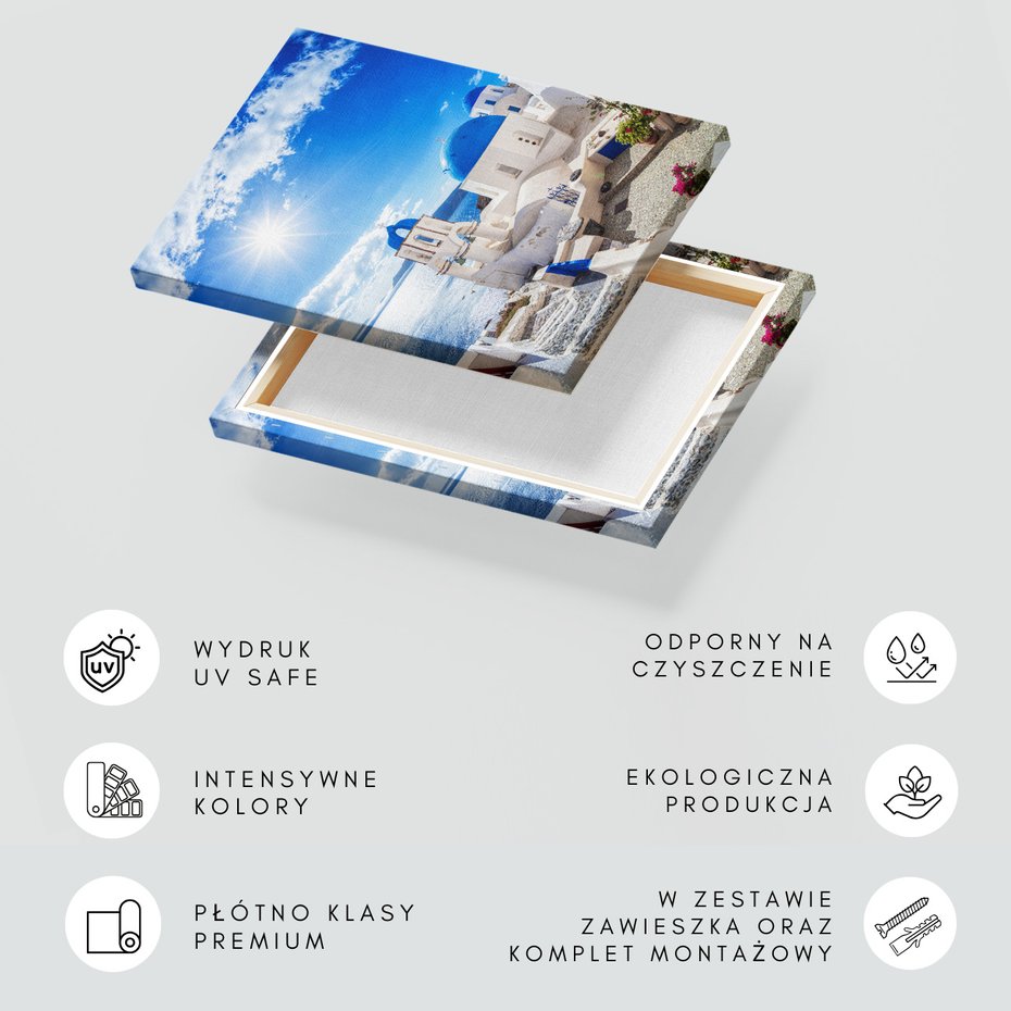 Obraz na płótnie - Santorini, Grecja, architektura