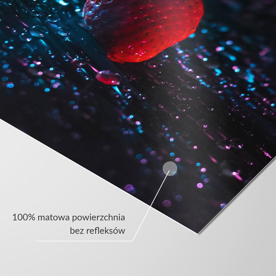 Fototapeta - truskawka, owoce, woda