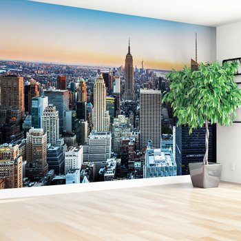 Fototapeta - miasto, drapacze chmur, panorama