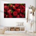Obraz na płótnie - róże, kwiaty, czerwony