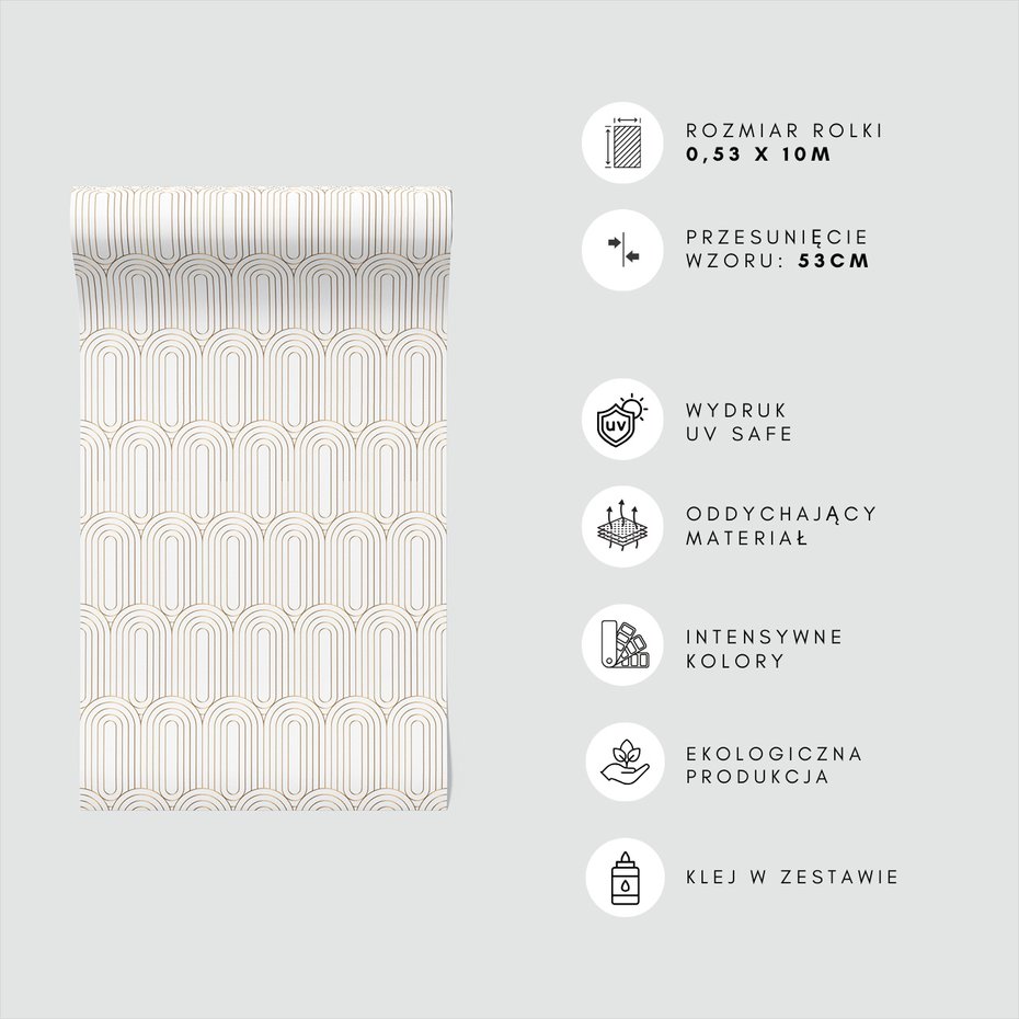 Tapeta - linie, geometria, łuki