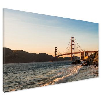 Obraz na płótnie - most, woda, fale