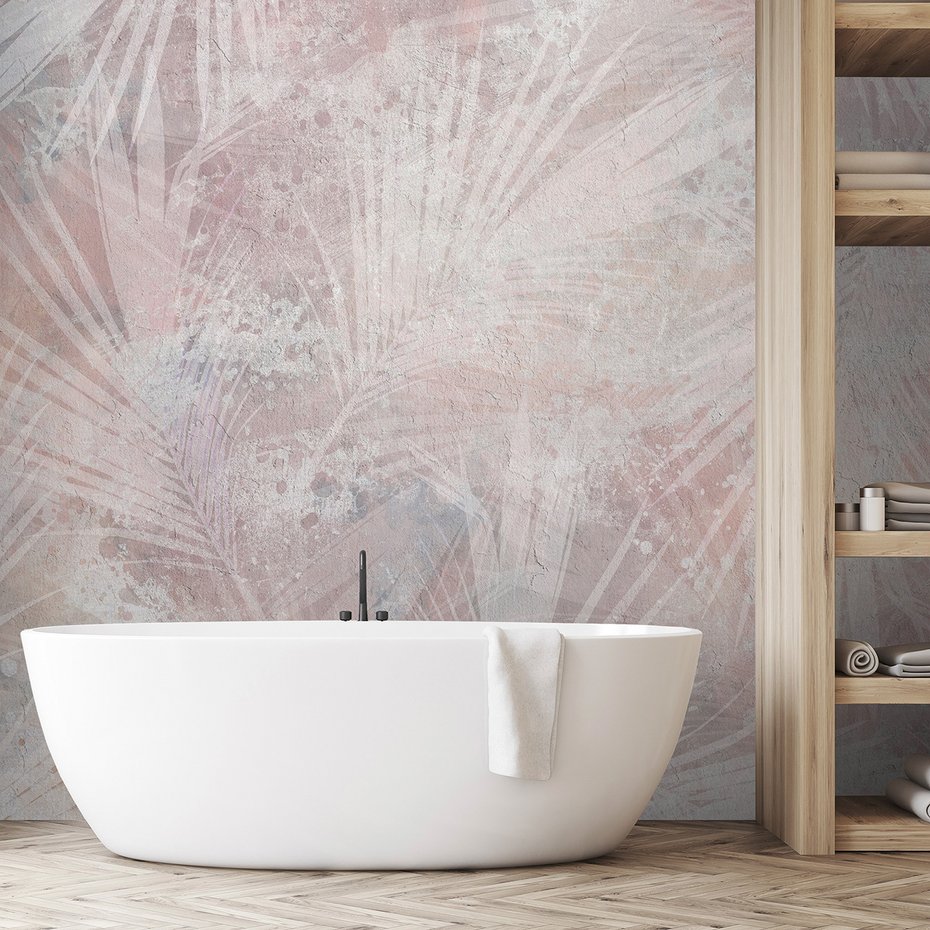 Fototapeta - loft, palmy, liście