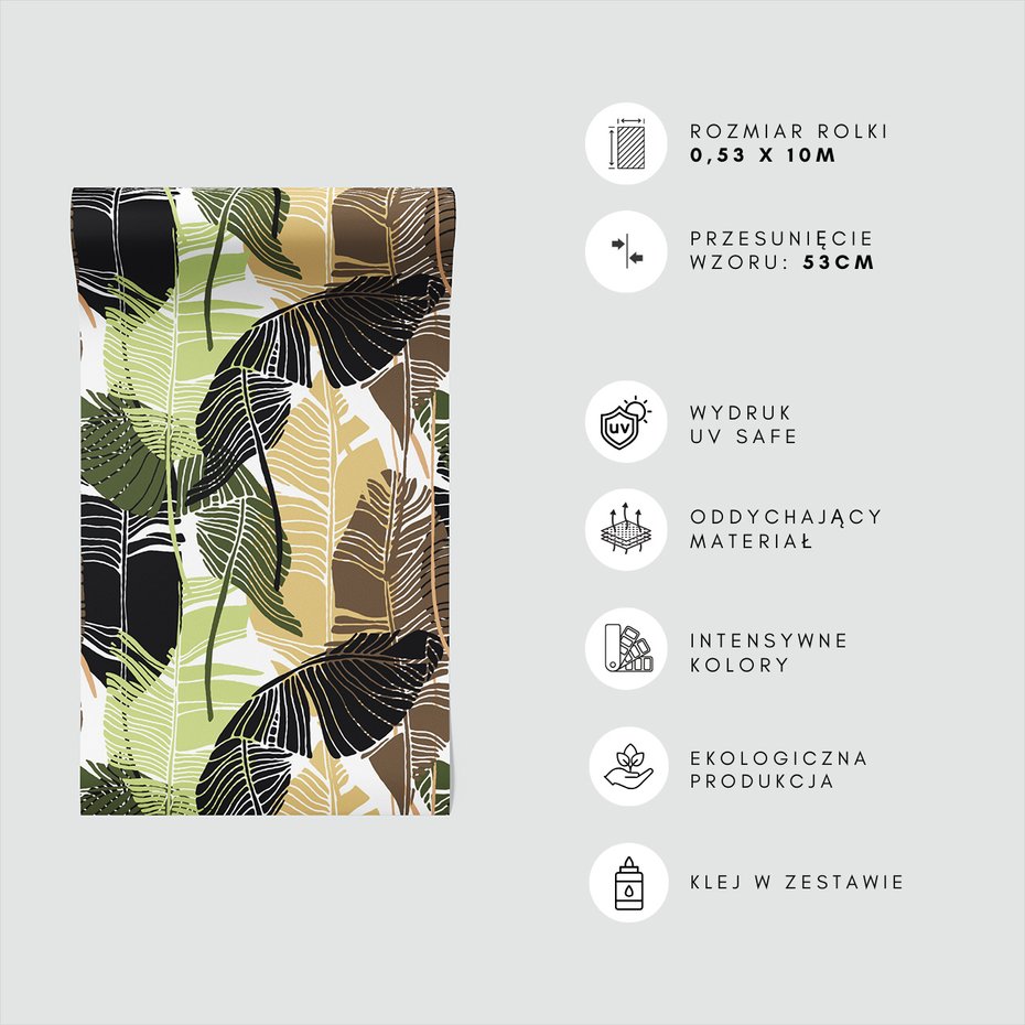 Tapeta - liście, roślinność, tropikalny