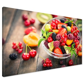 Obraz na płótnie - owoce, deser, słodki