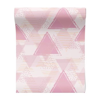 Tapeta - trójkąty, kropki, linie