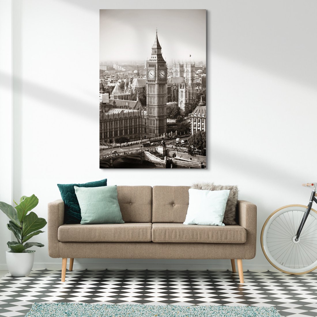 Obraz na płótnie - Big Ben, Londyn, miasto