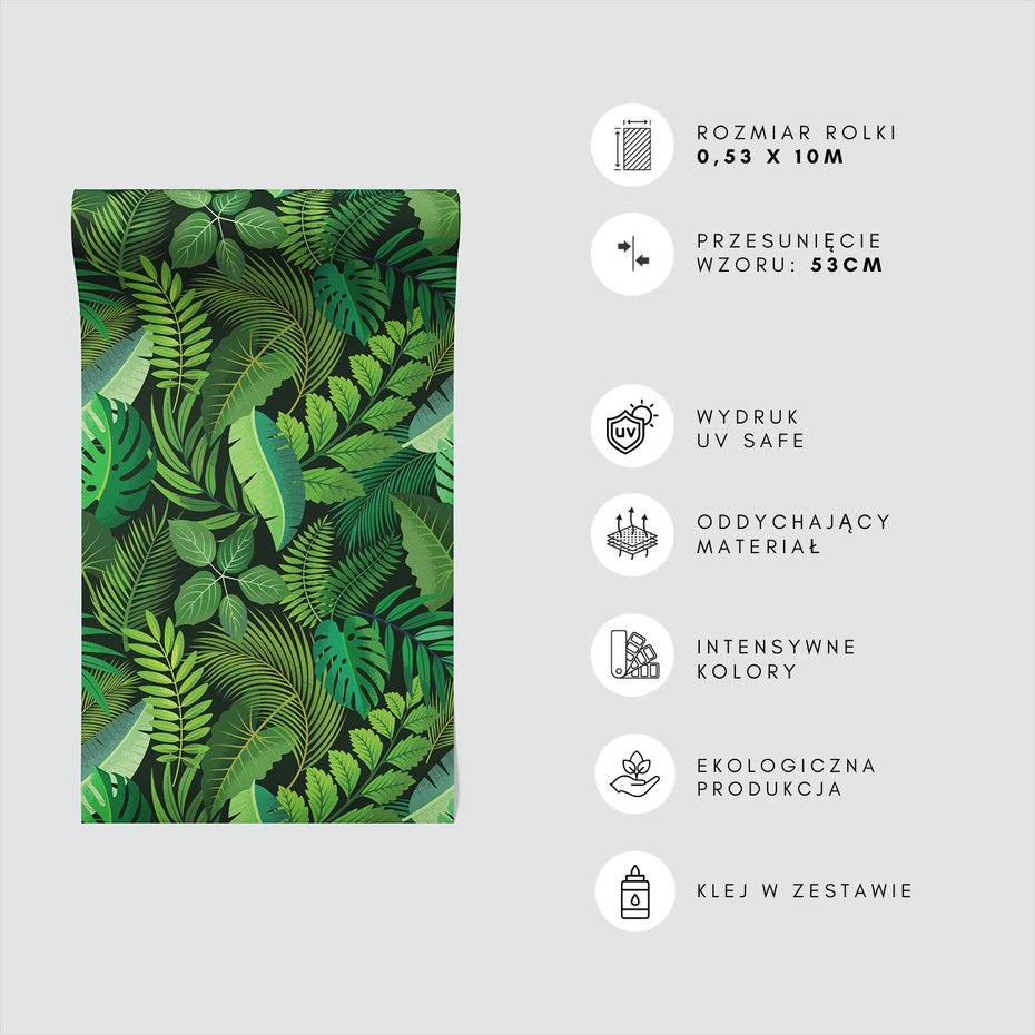 Tapeta - liście, dżungla, roślinność