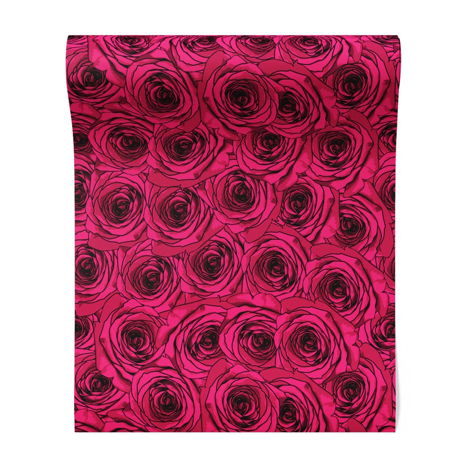 Tapeta - róże, kwiaty, wzór