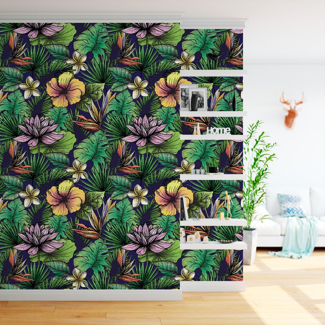 Tapeta - kwiaty, liście, natura