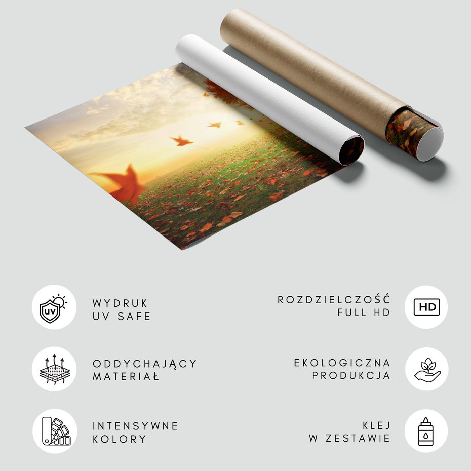 Fototapeta - jesień, drzewo, liście