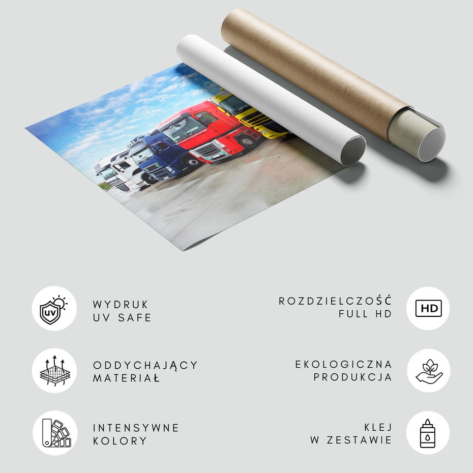 Fototapeta - ciężarówki, transport, pojazdy
