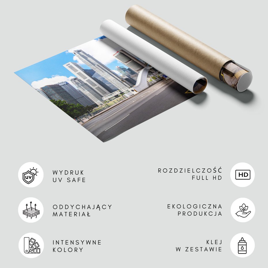 Fototapeta - miasto, most, budynki