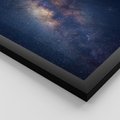 Zestaw obrazy w ramie, plakaty - gwiazdy, noc, galaktyka - rama czarna
