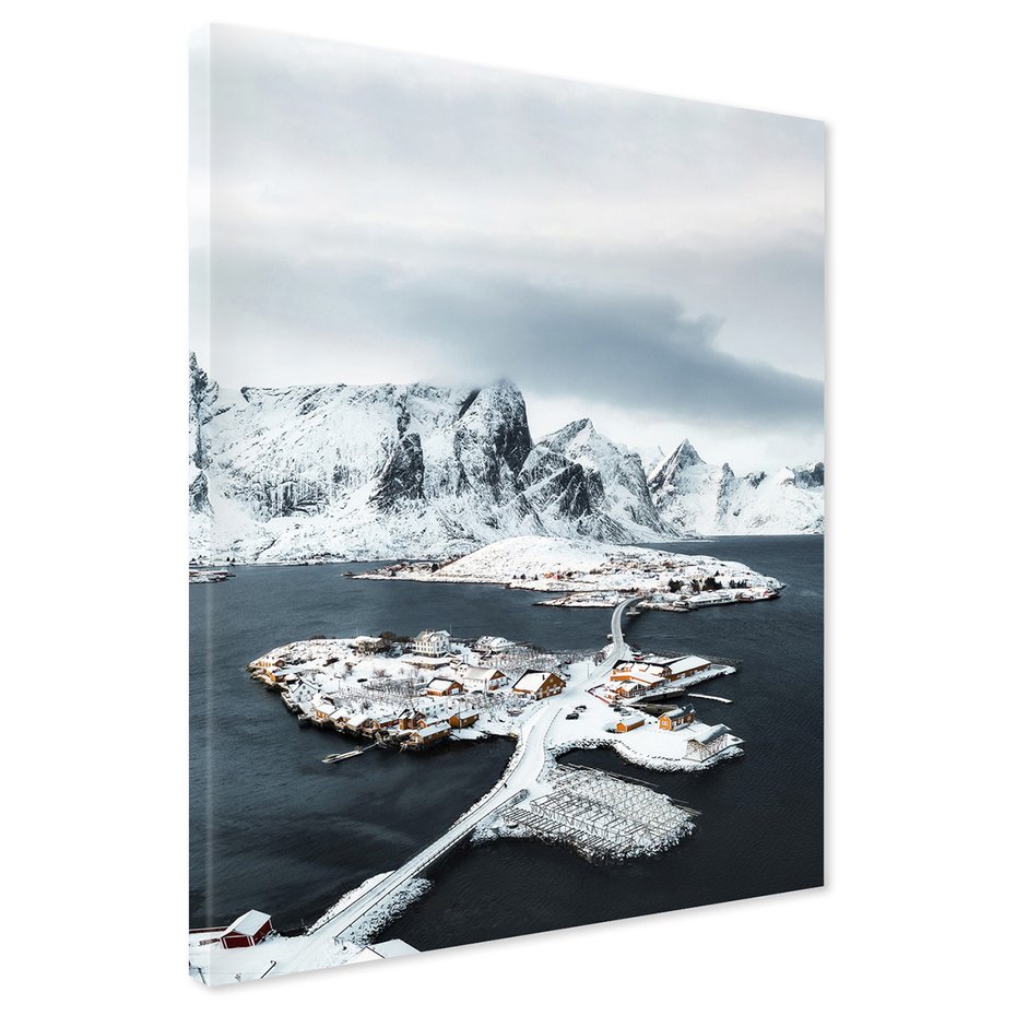 Obraz na płótnie - zima, góry, śnieg