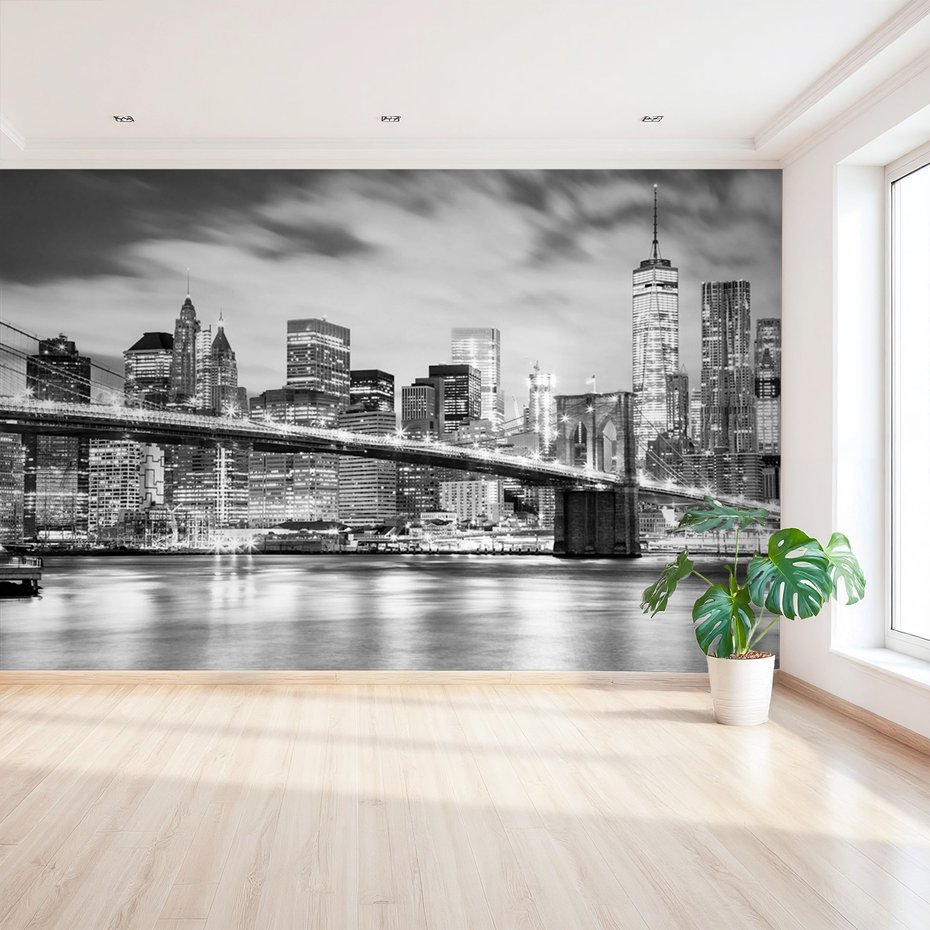 Fototapeta - miasto, most, budynki