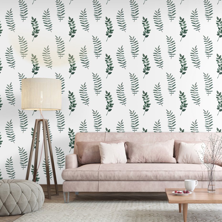 Tapeta - liście, gałązki, natura