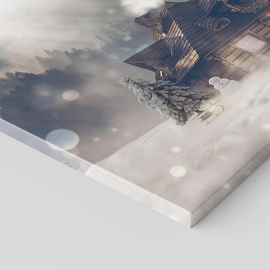 Obraz na płótnie - zima, las, śnieg