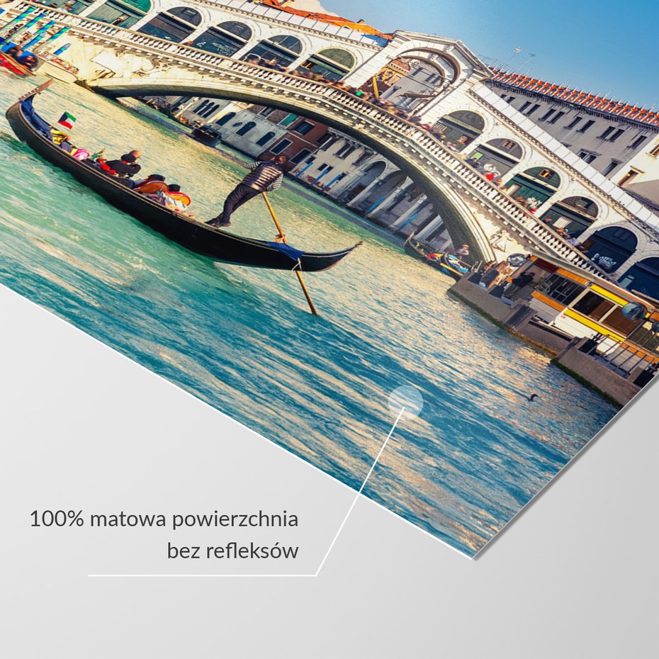 Fototapeta - wenecja, most, gondola