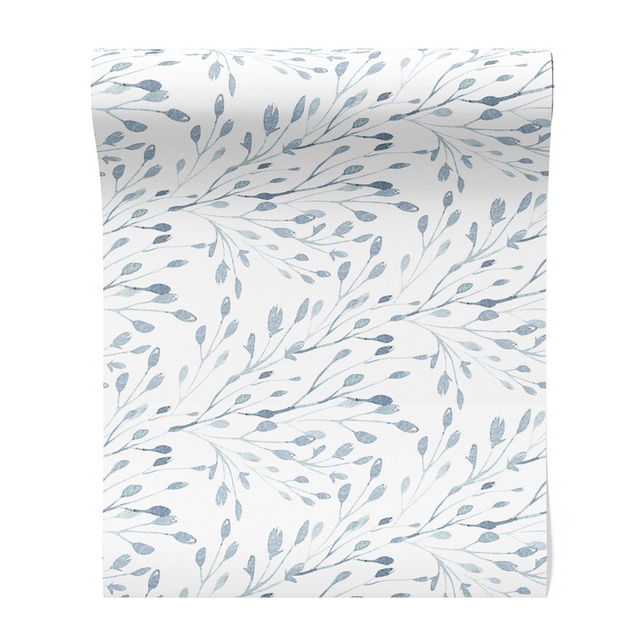 Tapeta - gałązka, liście, wzór