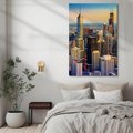 Obraz na płótnie - miasto, drapacze chmur, panorama